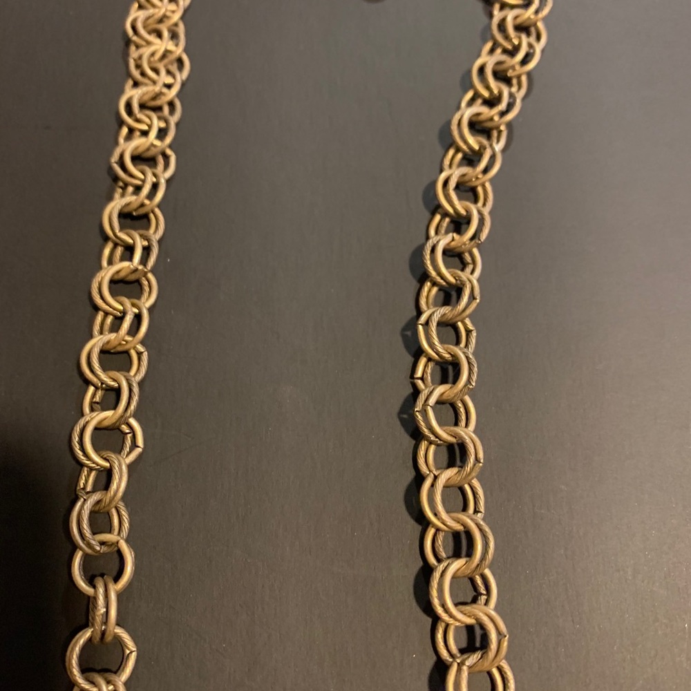 Unique Gold-Tone Statement Necklace - image 4